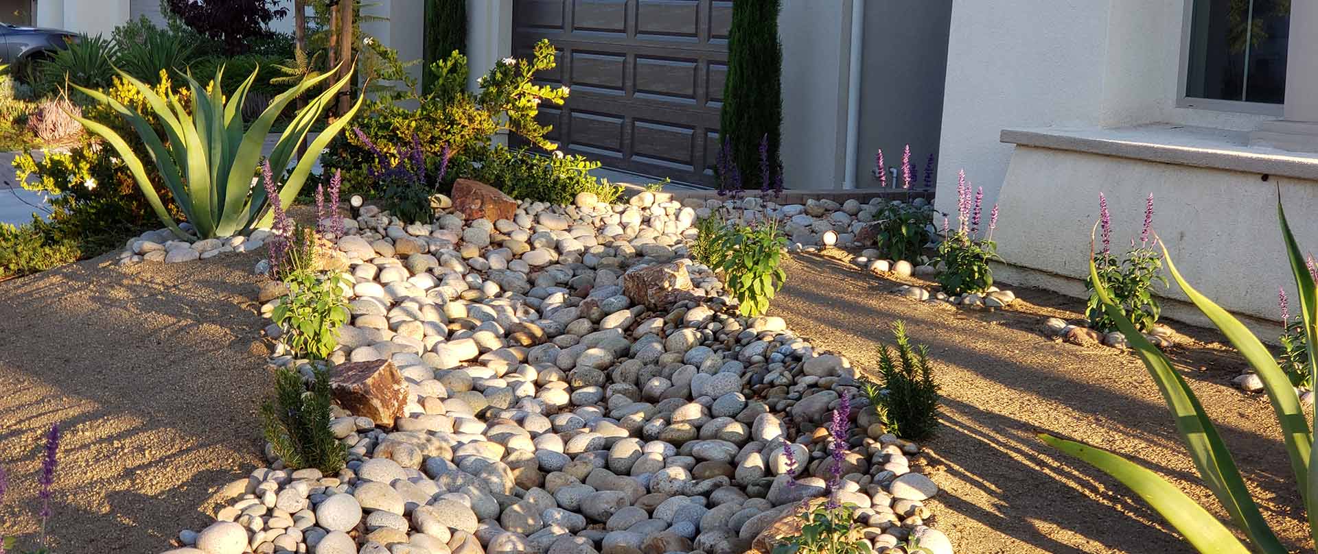 Xeriscaping & Dry Creek Bed Installation in San Marcos, CA